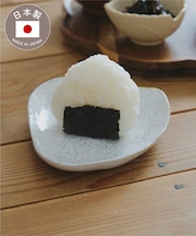 美濃焼おむすび皿／新米が主役