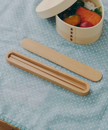 木製ケース付きお箸／わっぱの魅力