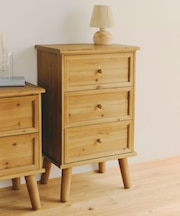 《WEB限定商品》3引き出しチェスト/natural vintage