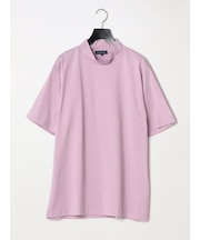 TRANS CONTINENTS モックネックTシャツ ホワイト/ブラック/グレー/ラベンダー