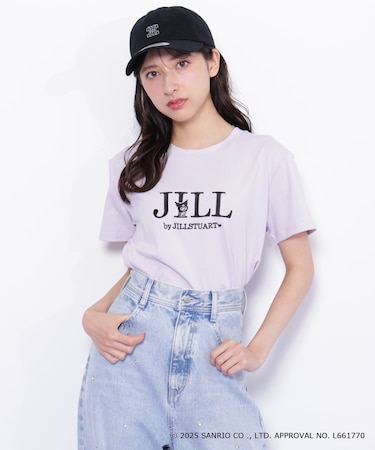 <マイメロディ&クロミコラボ>オーガニックコットン刺繍ロゴTシャツ