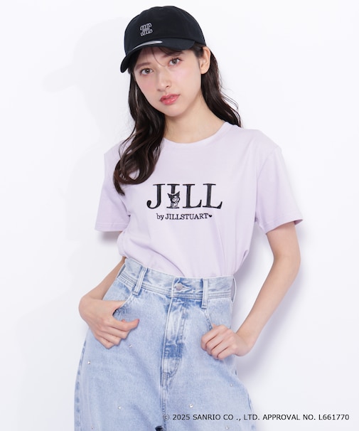 <マイメロディ&クロミコラボ>オーガニックコットン刺繍ロゴTシャツ