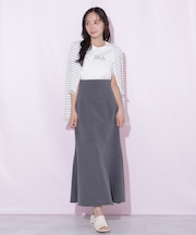 バックレースダウンマーメイドスカート