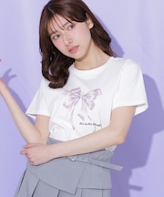 フォトジェニックリボンTシャツ