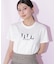 オーガニックコットンビジューロゴTシャツ