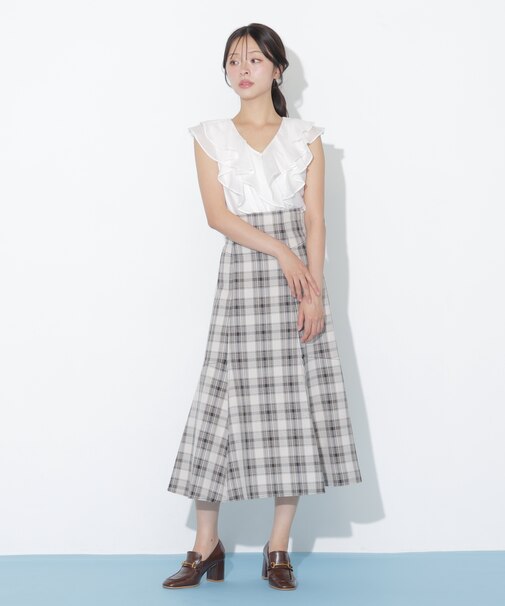 バックリボンマーメイドスカート