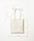 ロゴ刺繍リボントートバッグ