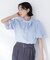＜Oggi.jp掲載＞リネンライクサイドタイブラウス