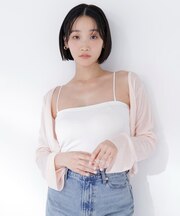 <Oggi.jp掲載>カップ付インナーシリーズ ベアトップ
