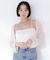 ＜Oggi.jp掲載＞カップ付インナーシリーズ ベアトップ