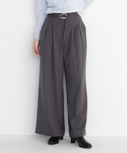 <CLASSY.11月号掲載>ダブルベルトワイドパンツ 26AW