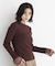 シアーフレアカフスリブニット 26AW
