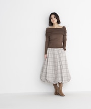 <Oggi11月号掲載>バルーンスカート 26AW