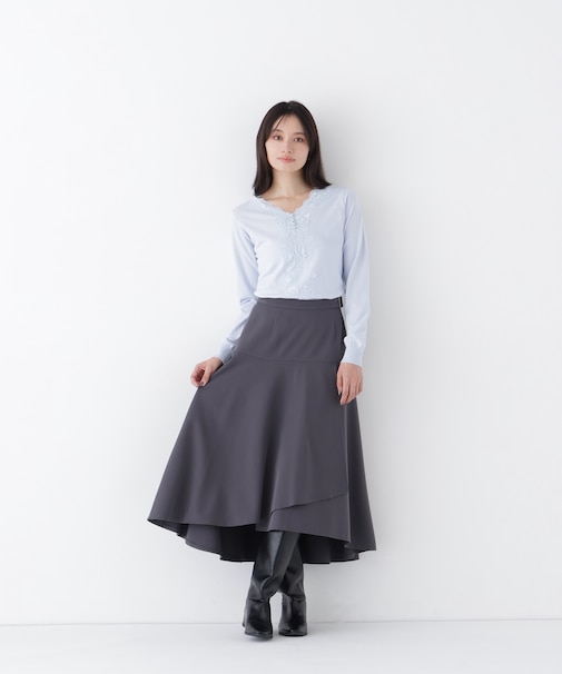 アシメラッフルスカート