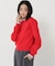 ストライプフリルネックニット 26AW
