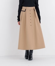 <CLASSY.11月号掲載>トレンチディティールスカート