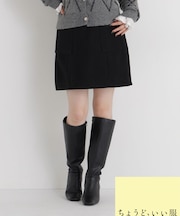 <ちょうど、いい服>大人がはけるミニスカート 26FW