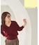 ＜WEB限定カラー：ライトグリーン＞＜ちょうど、いい服＞品よく、ゆるく。スキッパーニット　26FW