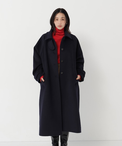 ステンカラーロングコート 26AW
