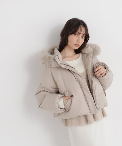 フードファーショートダウン 26AW