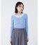 〈NAVY NAVY〉レース襟取り外し2WAYリブニット