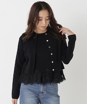 <Oggi.jp掲載>裾レースアンサンブル