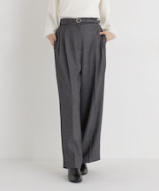 <Oggi.jp掲載>ベルテッドワイドパンツ