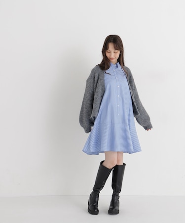 ミニシャツワンピース