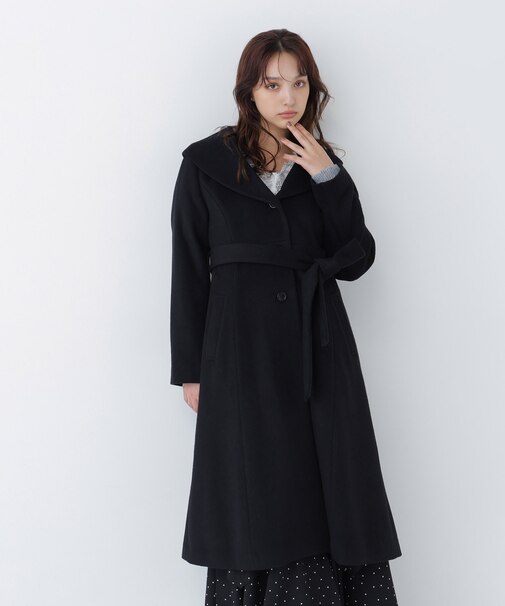 ショールカラーベルテッドコート 26AW