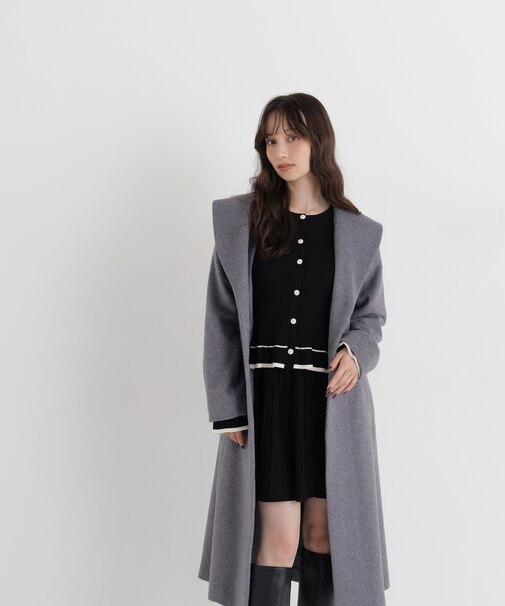 ショールカラーベルテッドコート 26AW