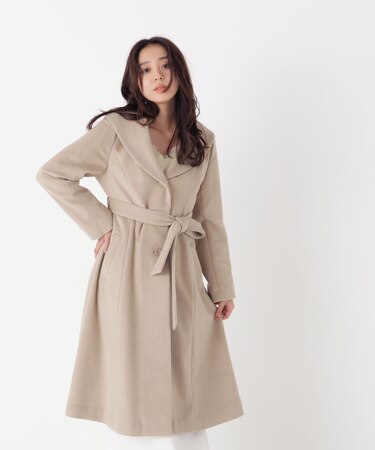 ショールカラーベルテッドコート 26AW