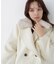 ファーカラーハーフPコート　26AW