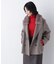 ファーカラーハーフPコート　26AW