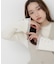 モックネックシアーカフスニット　26AW