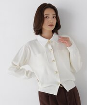 ＜WEB限定＞2wayカラーニットカーディガン