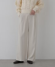 タックワイドパンツ
