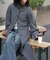 2wayステンカラーロングコート