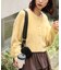 前後2wayショートシャギー短丈ニット