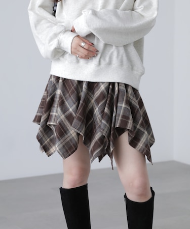 イレヘムギャザーミニスカート