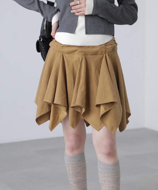 イレヘムギャザーミニスカート