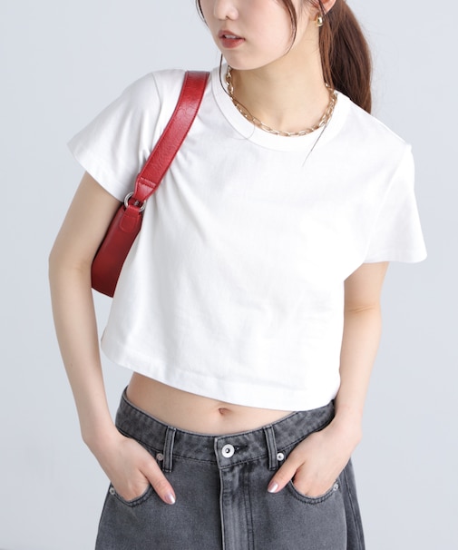 USAコットンクルーネックTシャツ