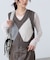 インターシャアーガイルベスト