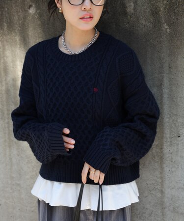 POLO BCS ケーブルニット