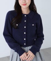 金ボタン前あきポロニット