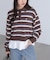 POLO BCS ボーダーポロニット
