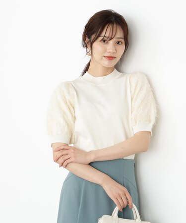 レースドッキングスリーブニット 25AW