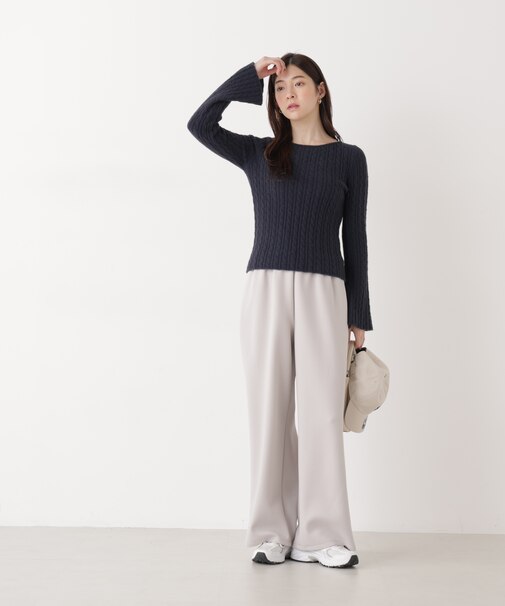 ＜ウォッシャブル＞スエットイージーパンツ 25AW