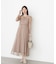 ＜藤田みりあさんコラボ＞キャミ付きチュールワンピース 25AW