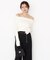 ＜谷川菜奈さん着用＞オフショルリブニット 25AW