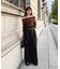 ＜谷川菜奈さん着用＞オフショルリブニット 25AW